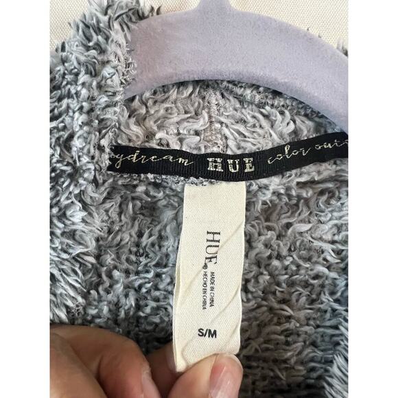 Hue Grey Open Front Sweater Size S/M - Picture 2 of 4